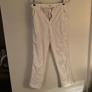 Gap White Cotton Chino, Size 0